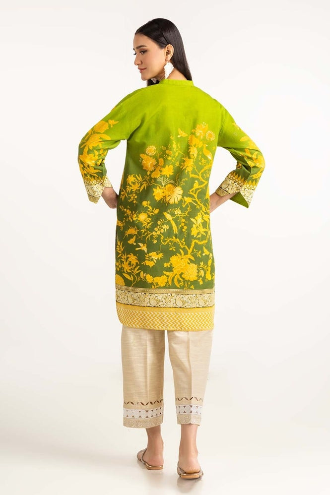 Digital Print Khaddar Shirt