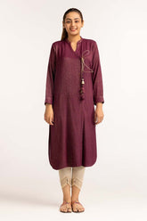 Dyed Moonlight Acrylic Viscose Embelished Shirt GLW-23-43