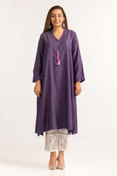 Dyed Jacquard Embellished Shirt GLW-23-46