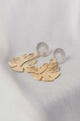 Gold Leaf Earrings IFA-ER-033
