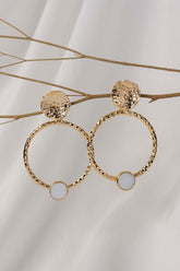 Gold Sun Earrings IFA-ER-040