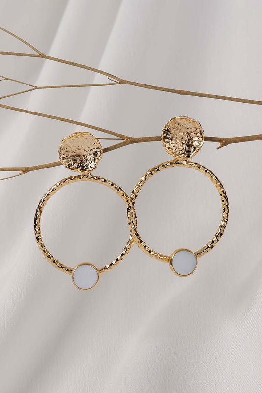 Gold Sun Earrings IFA-ER-040