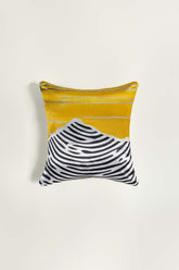 SS24-Gold Waves Digital Cushion Cover