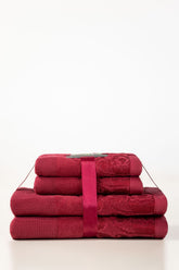 Granite Jacquard Dyed Towel 4Pcs Set