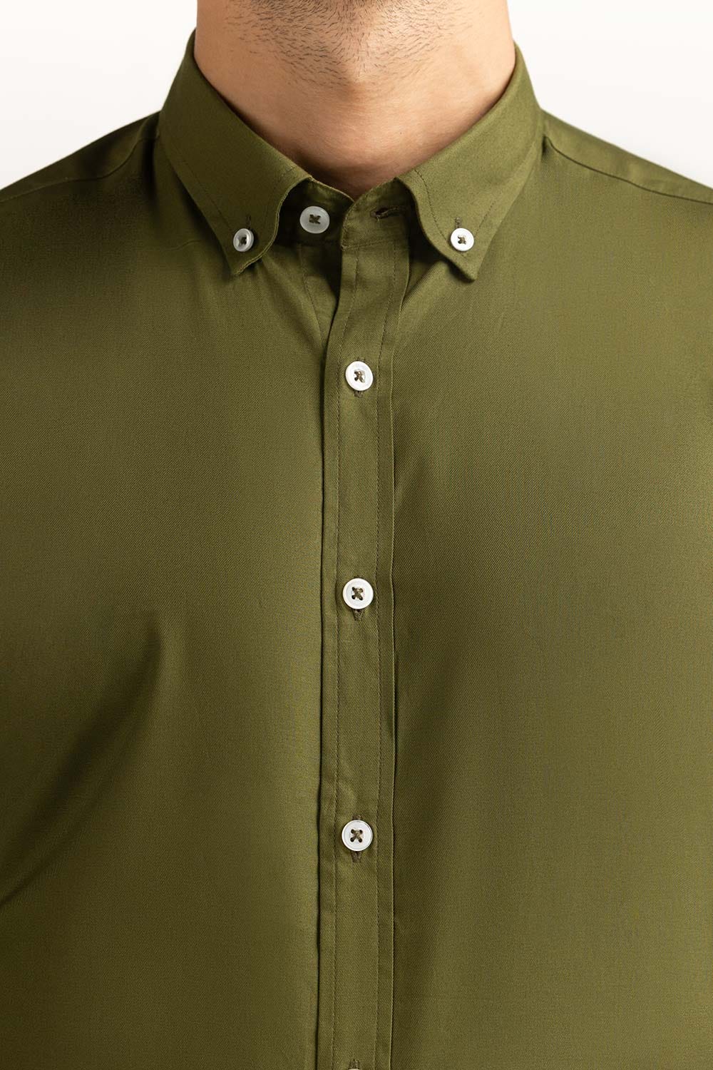 Green Basic Formal Shirt MN-FS-PD23-005