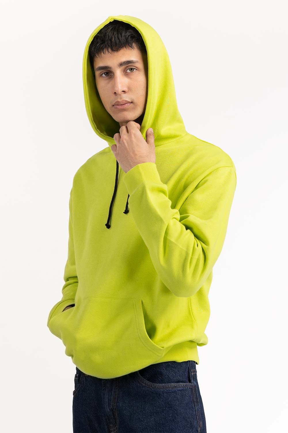 Green Basic Hoodie 224-112-022