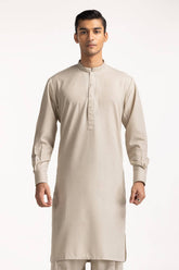 Beige Embroidered Suit SK-E24-036