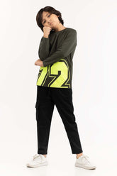 Junior Boy Green T-Shirt 224-313-015