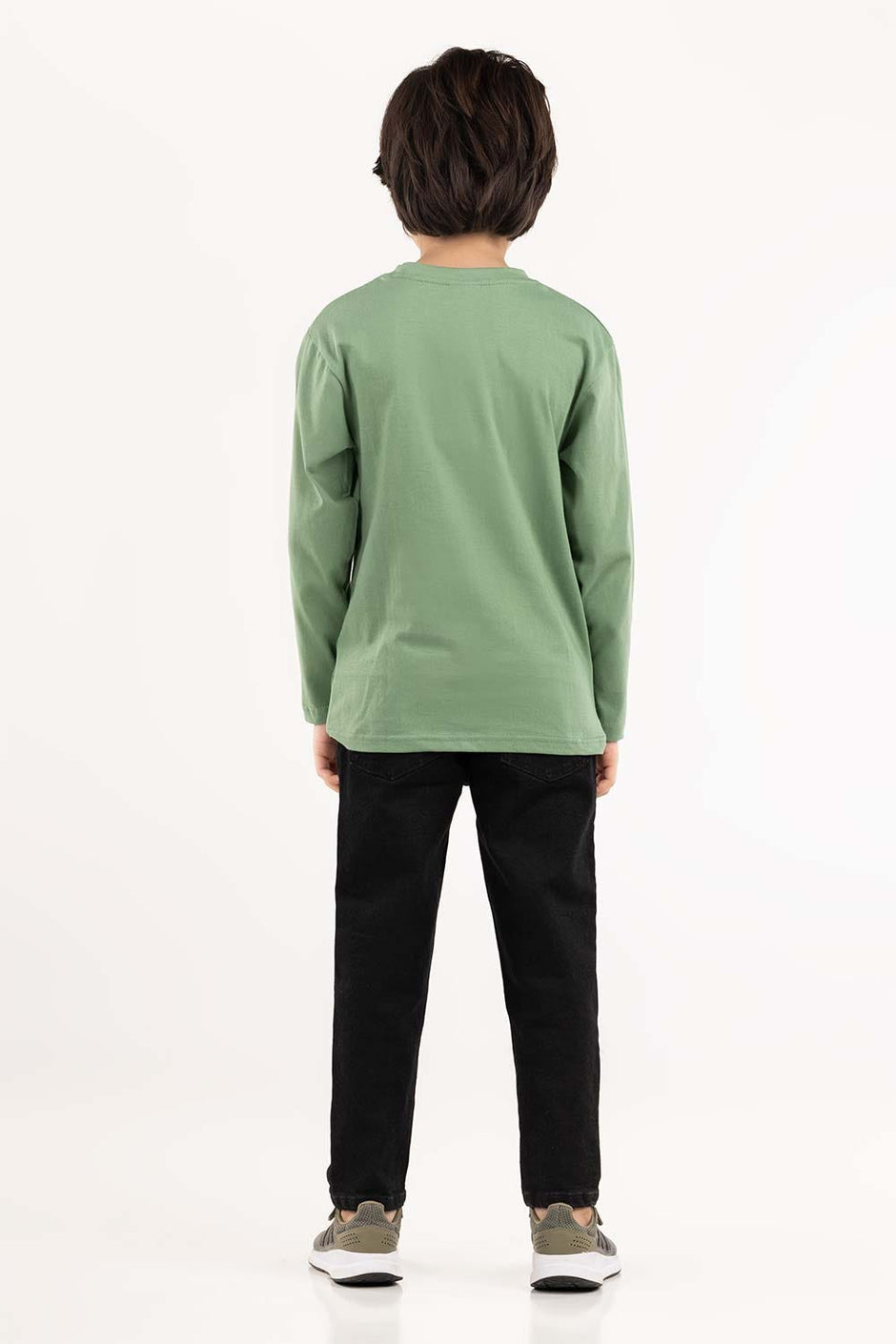 Toddler Boy Green T-Shirt 224-513-021