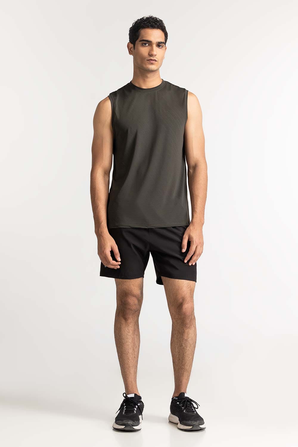 Green Textured Tee AW-SND24-020