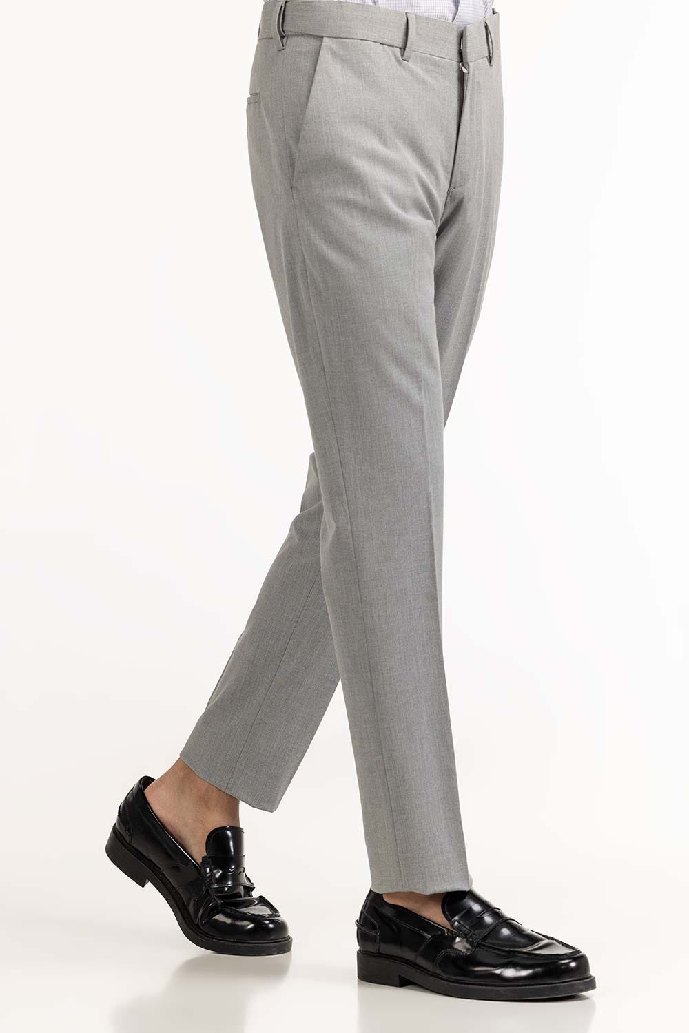 Grey Basic Dress Pant MN-TR-FM23-009