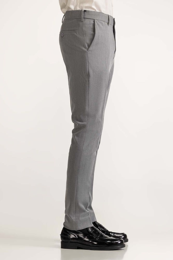 Grey Basic Dress Pant MN-TR-FM23-019