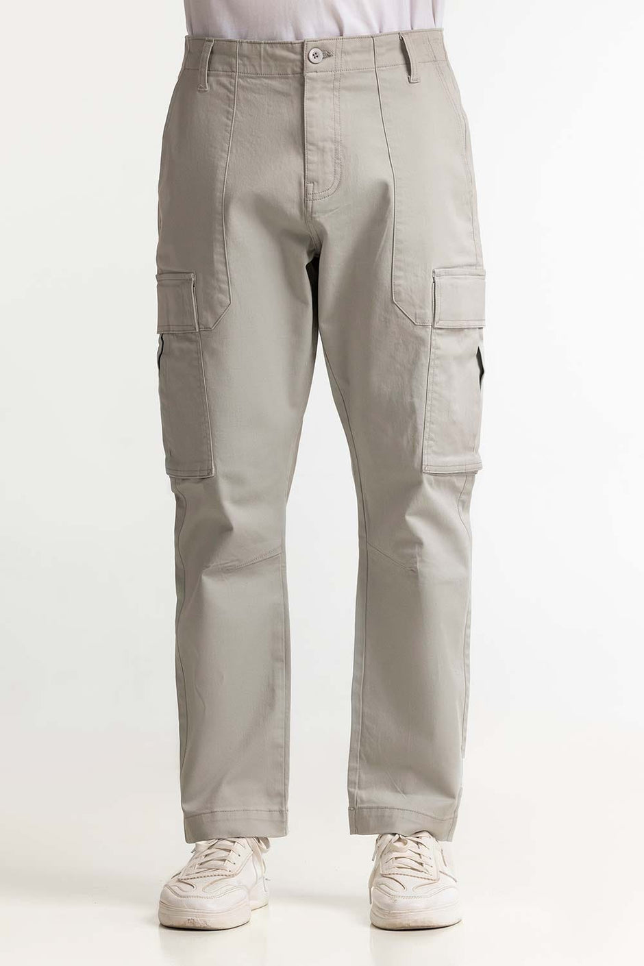 Grey Basic Trouser MNTRCSS24001-A
