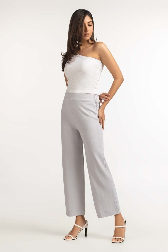 Grey Basic Trouser WM-TRKN23-107