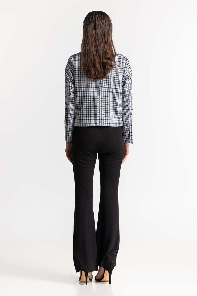 Grey Checkered Jacket WM-JKT23-079