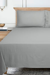 Grey Cube T-225 Bed Sheet Set
