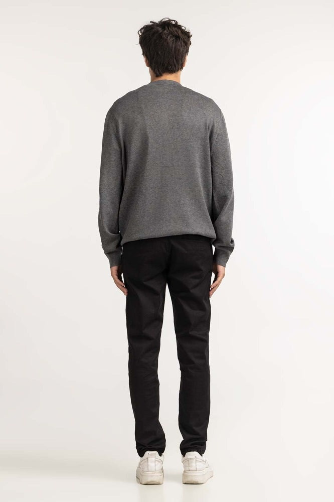 Grey Fashion Cardigan MN-SWT-WS23-185B