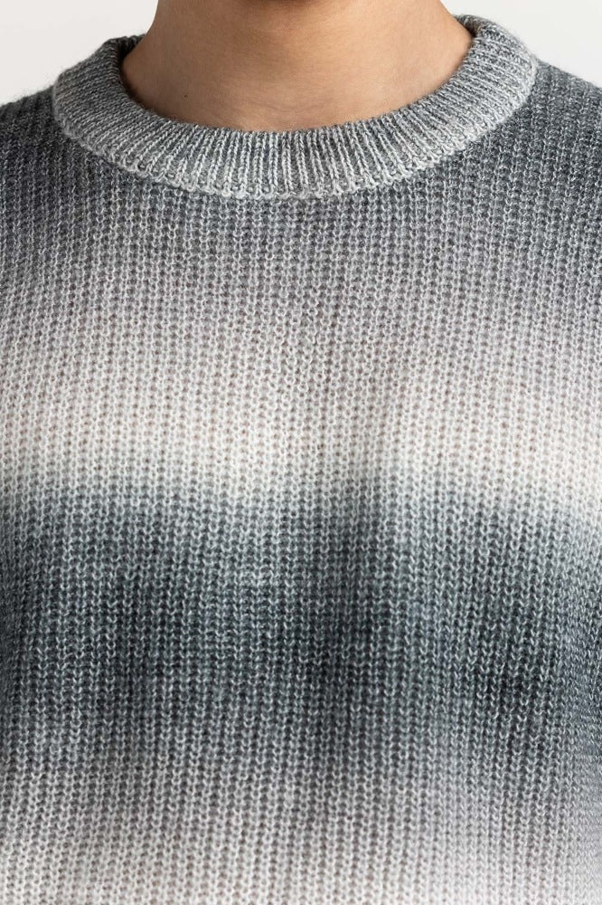 Grey Fashion Sweater MN-SWT-WS23-084