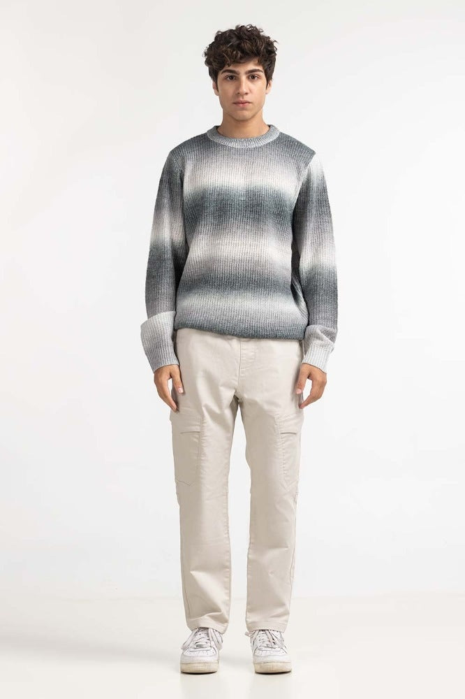 Grey Fashion Sweater MN-SWT-WS23-084