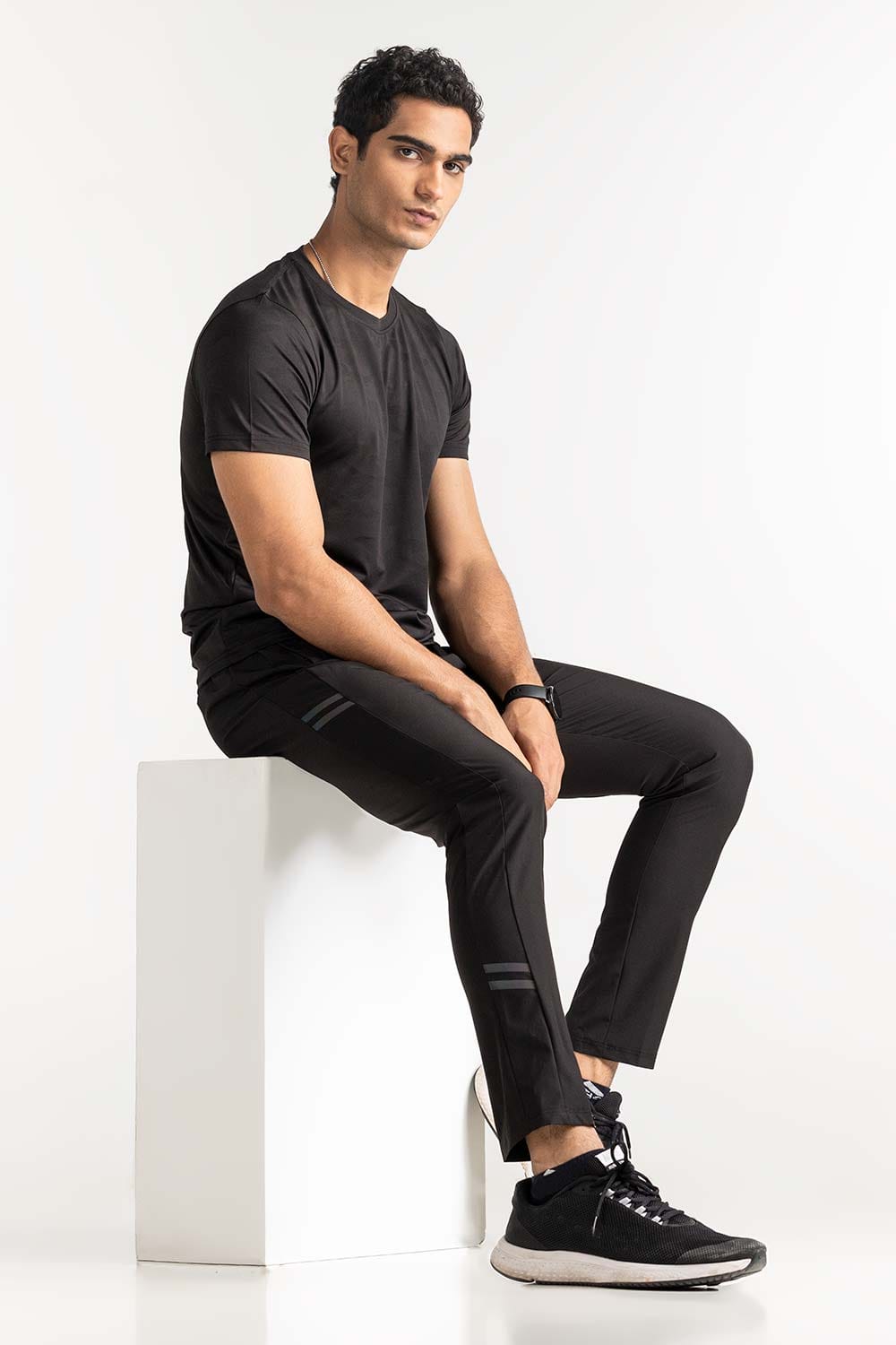 Grey Textured Tee AW-TS24-009