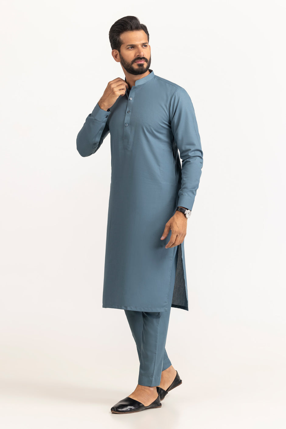 Gul 900 Cobalt Unstitched Fabric Blended-LF