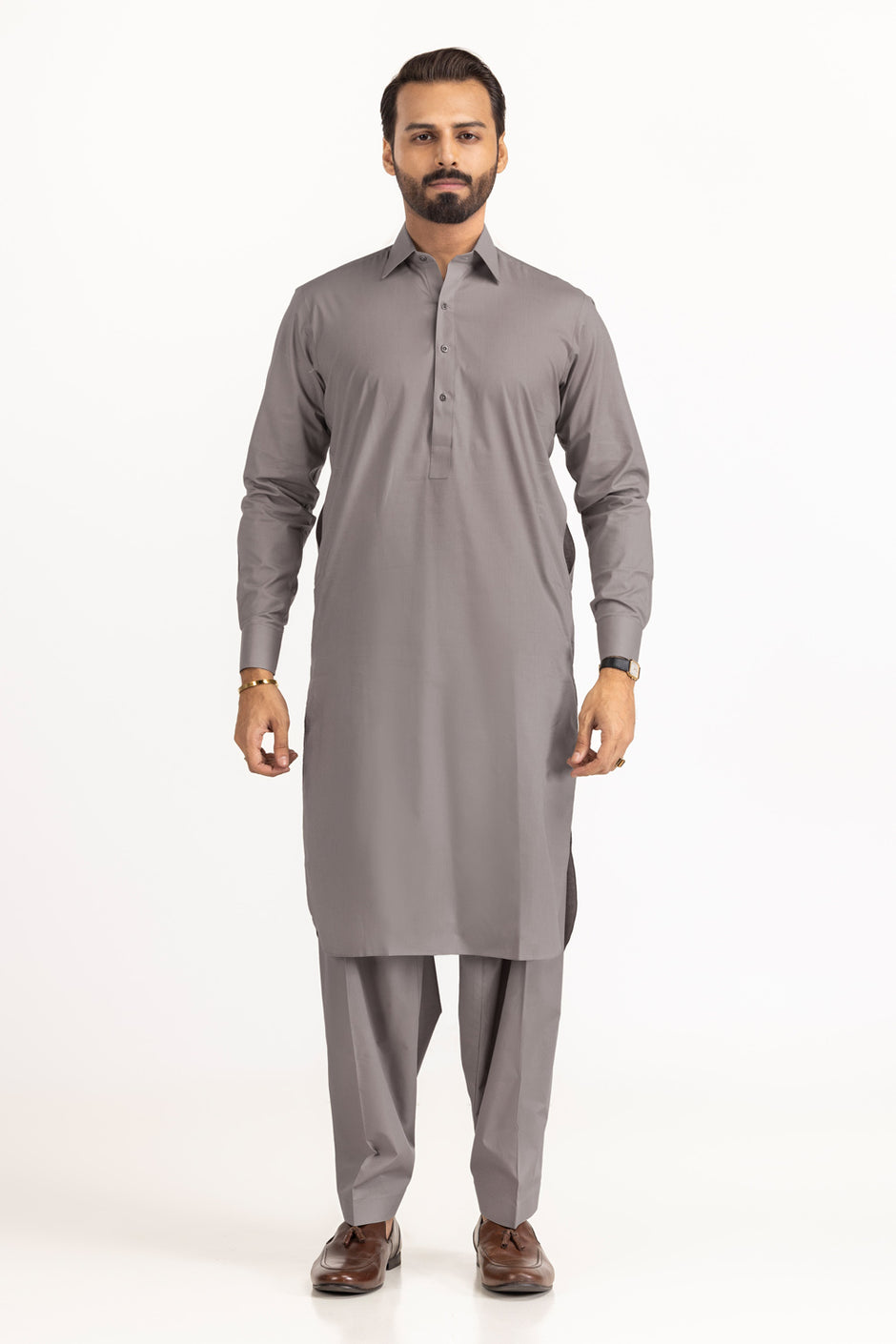 Gul Capri Latha Unstitched Fabric Cotton-LF