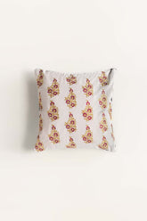 Gul bahar 1 Velvet Embroidered Cushion Cover