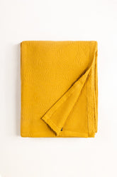 Honey Mustard Matelasse Blanket