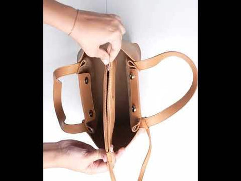 Tan Tote Bag
