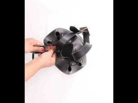 Black Bucket Bag