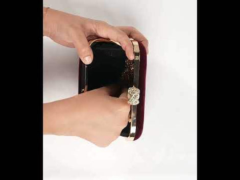 Maroon Clutch