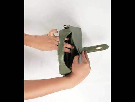 Olive Green Hobo Bag