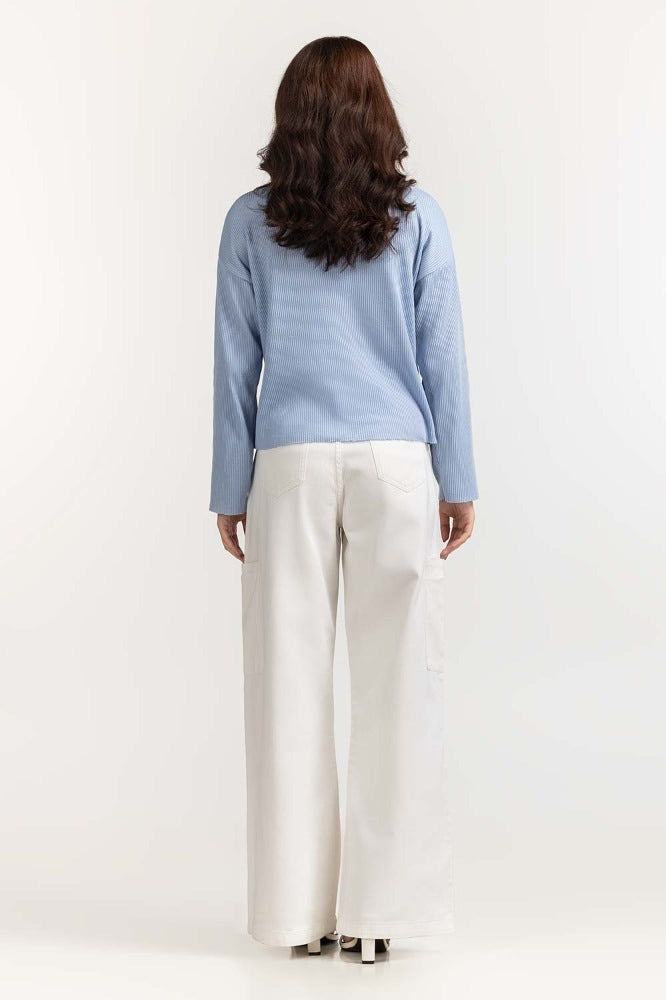 Ice Blue Basic Top WM-KTP23-104