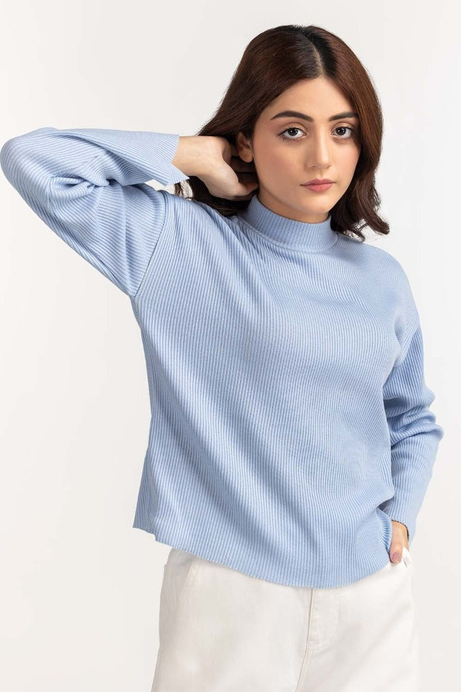 Ice Blue Basic Top WM-KTP23-104