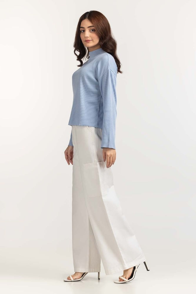 Ice Blue Basic Top WM-KTP23-104