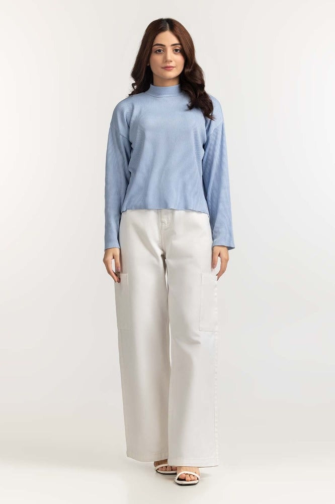 Ice Blue Basic Top WM-KTP23-104