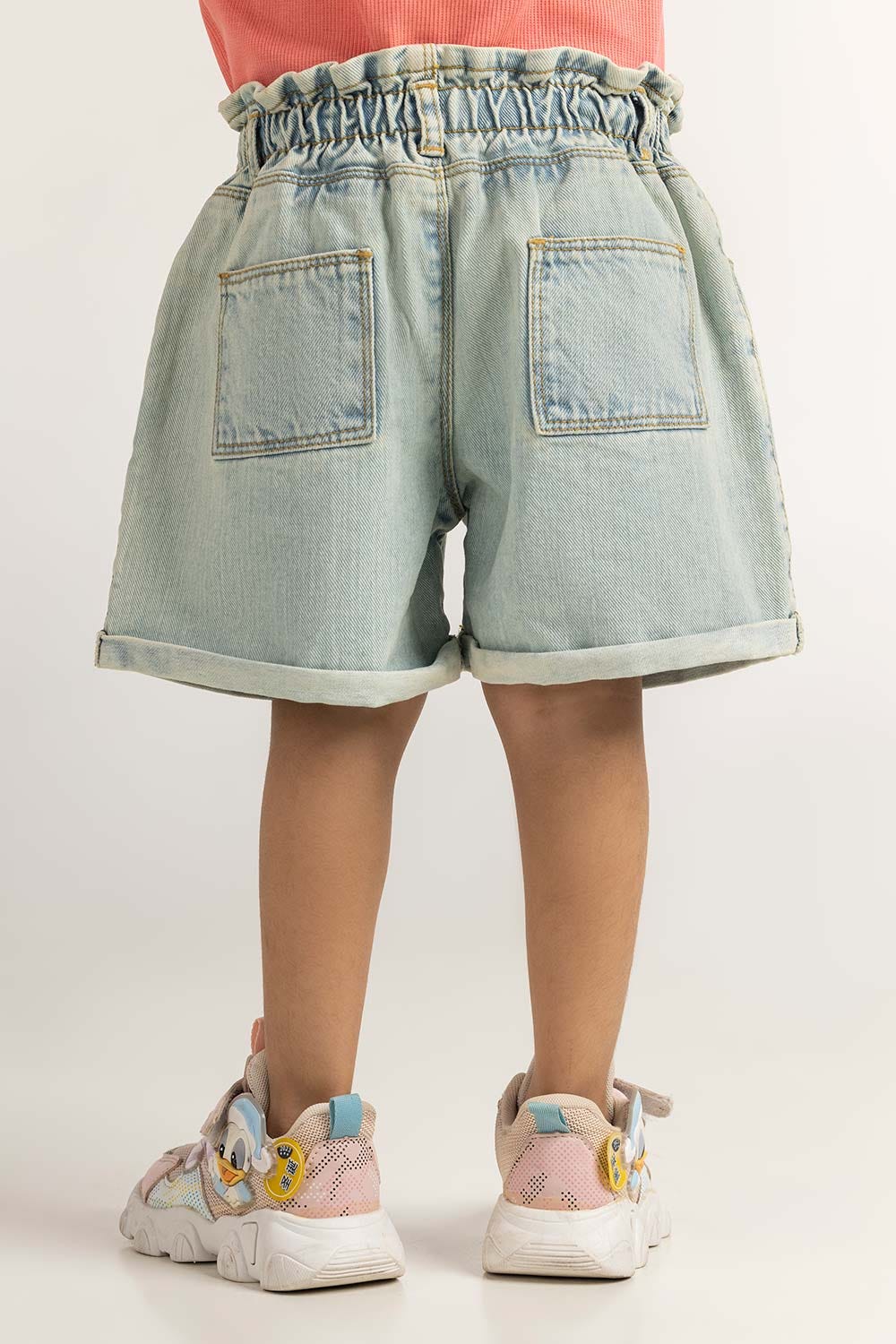 Ice Blue Toddler Girl Denim Short TG-SHT-SS24-005