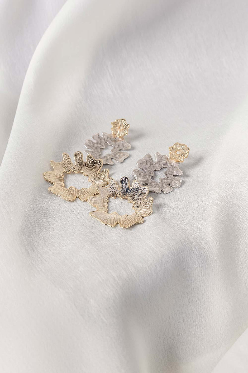 Inverted Flower Earrings
