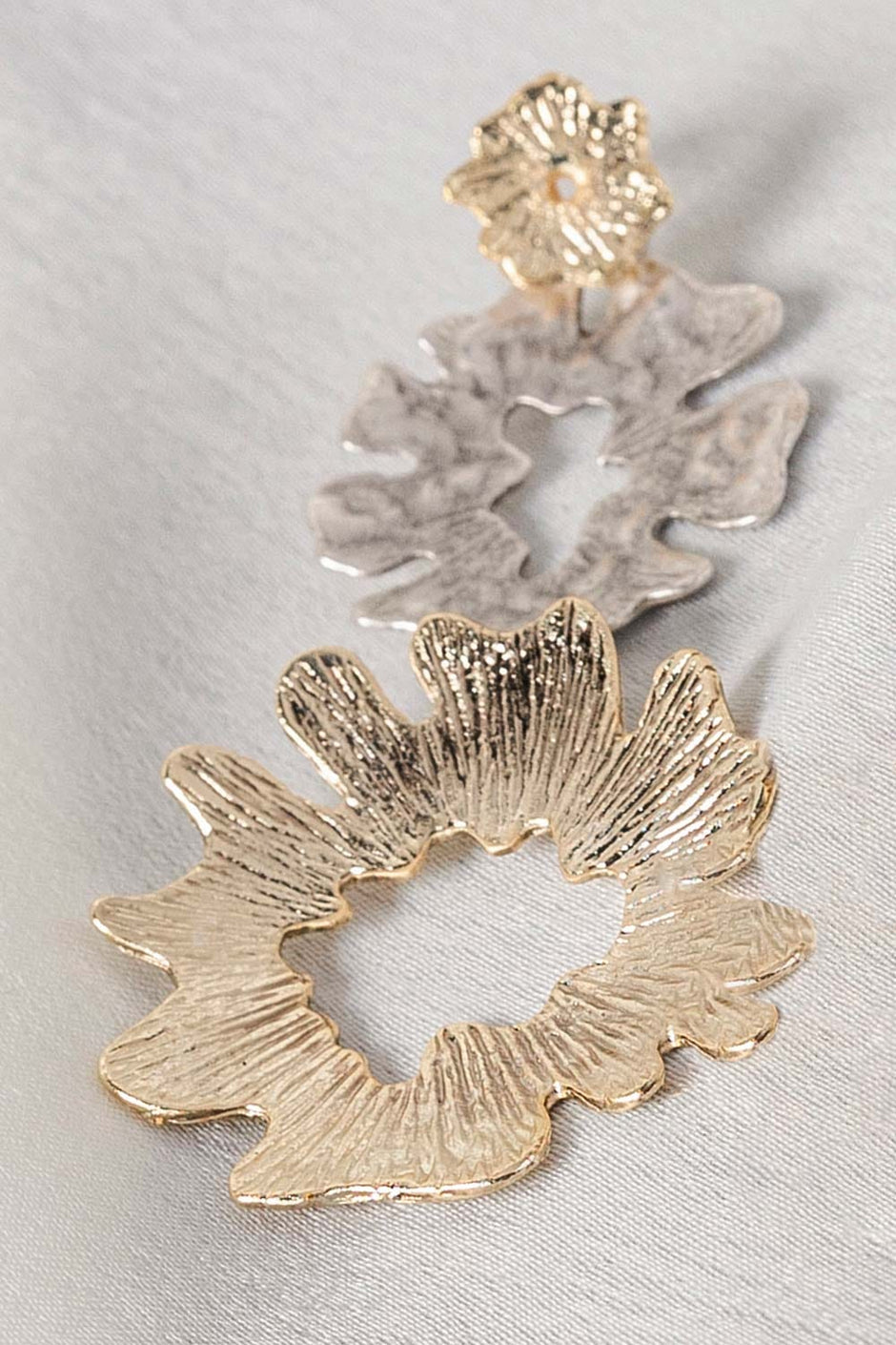 Inverted Flower Earrings