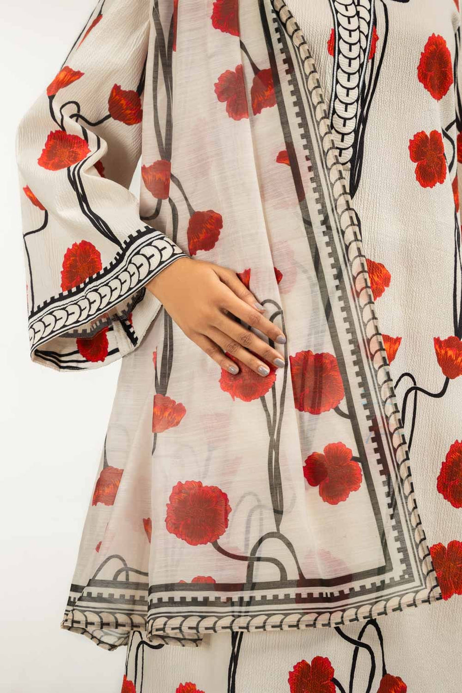 Poly Munar Printed Dupatta
