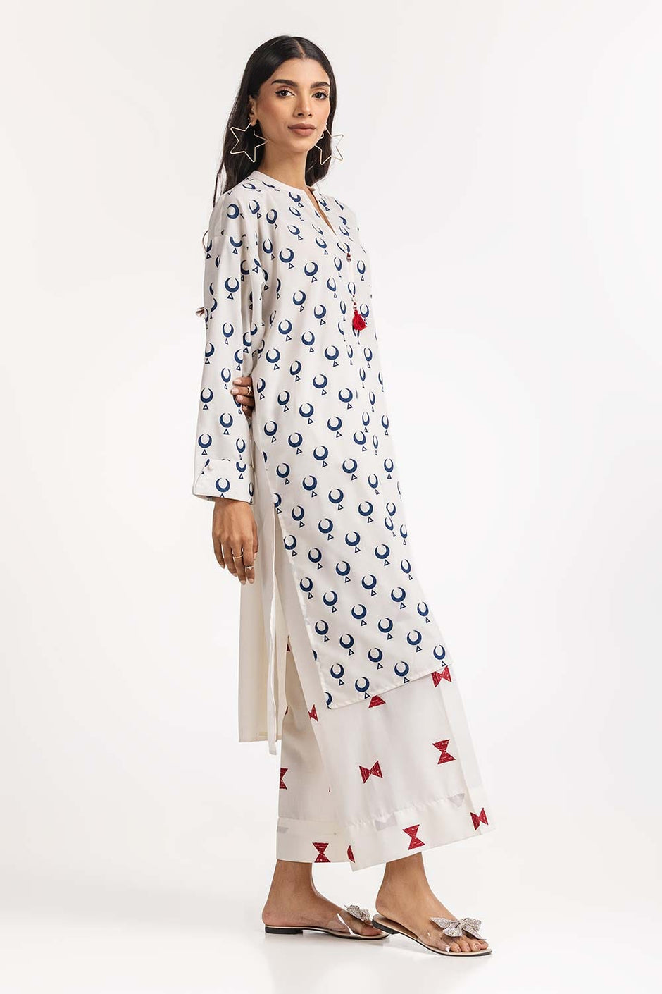 Poly Viscose Block Printed Co-Ord Set