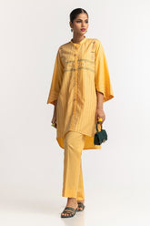 Dyed Polyester Viscose Screen Printed Shirt With Trouser IPS-24-142