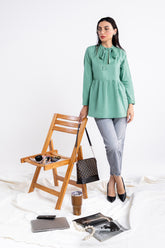 Cotton Viscose Dyed Tunic IPS-44134