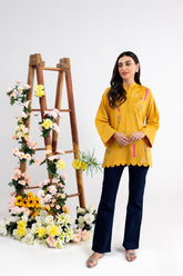 Cotton Viscose Block Printed Tunic IPS-44139