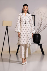 Jacquard Embellished Shirt IPS-44144