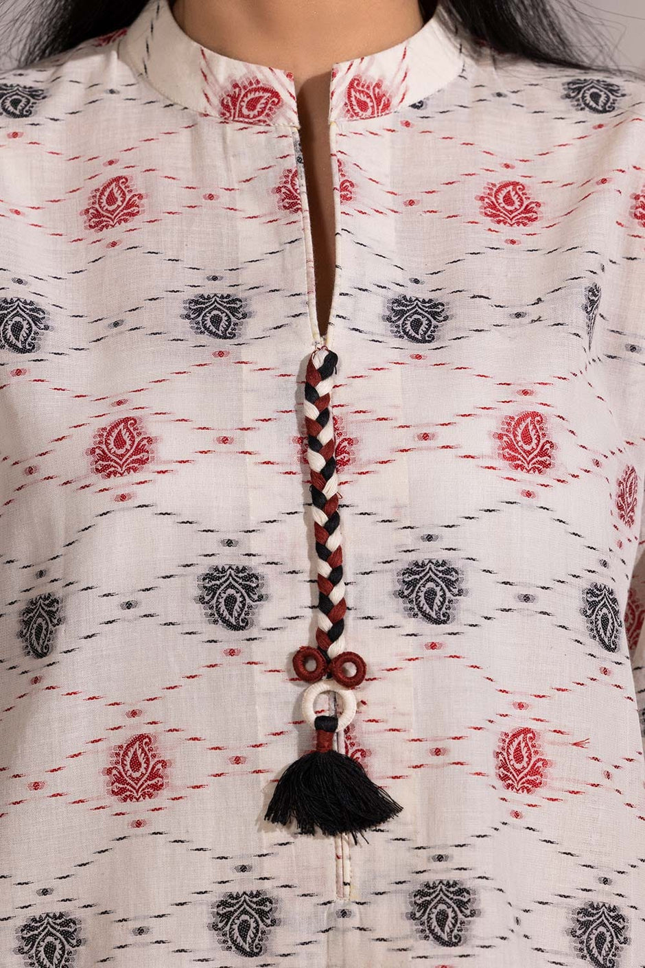 Jacquard Embellished Shirt