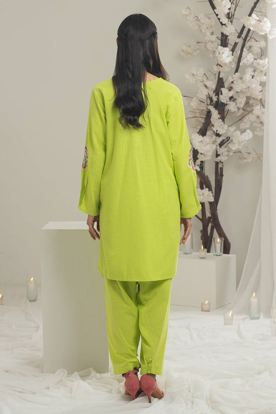 Irish Embroidered Co-Ord Set
