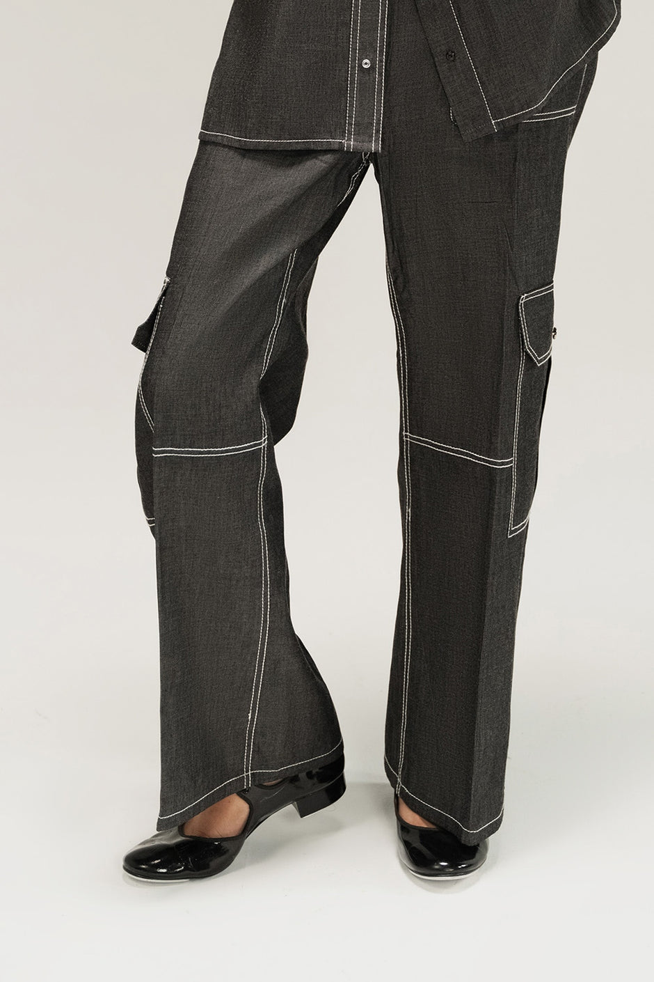 Denim Dyed Pant With Pocket