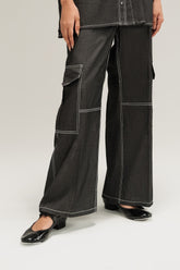 Denim Dyed Pant With Pocket IPST-44198-T