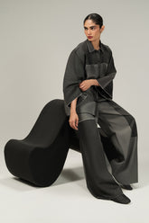 Denim Embellished Button Down Shirt IPST-44200-S